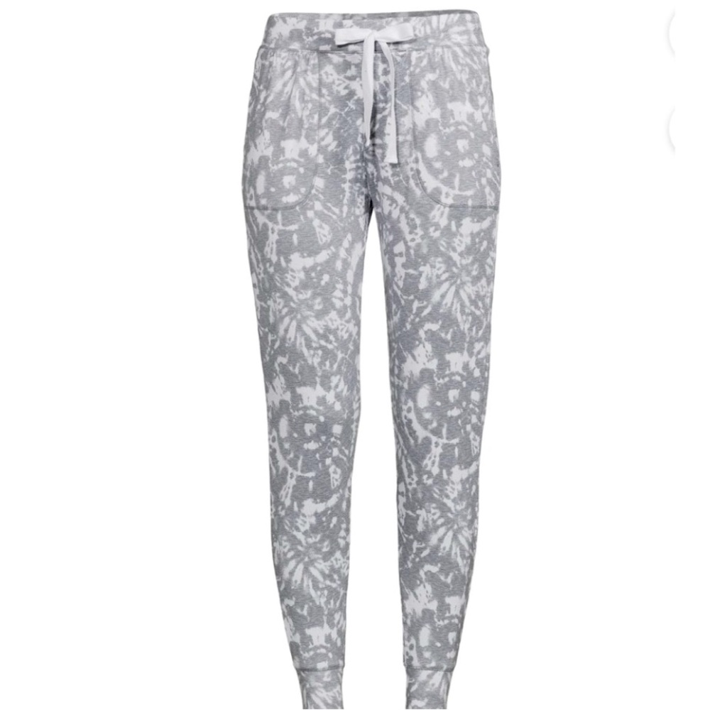 Roudelain Womens Whisperluxe Printed Jogger Pajama Bottoms